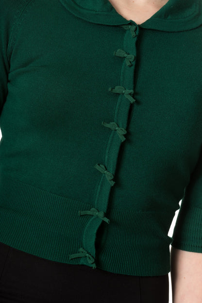 April Cardigan darkgreen