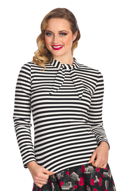 Spooky Stripe Top