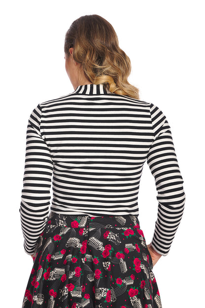 Spooky Stripe Top