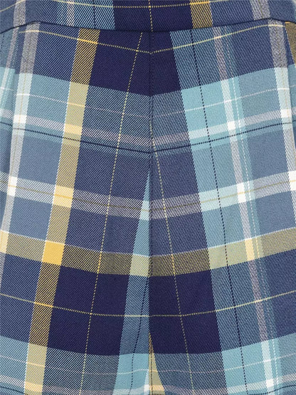 Glinda Blue Check Hose