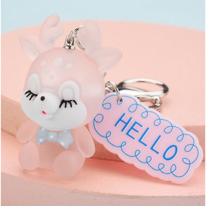 Schlüsselanhänger Taschendeko Pink Bambi