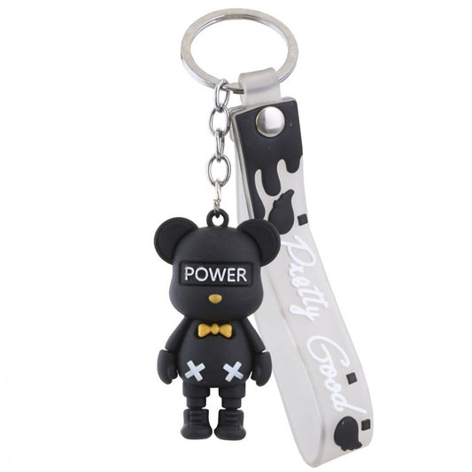 Schlüsselanhänger Taschendeko Black Power Teddy