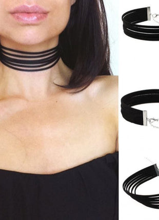 Lederoptik Choker