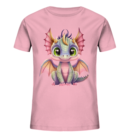 Pink Girly Dragon - Kids Organic Shirt