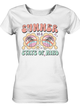 Retro Summer - State of Mind - Ladies Organic Basic Shirt