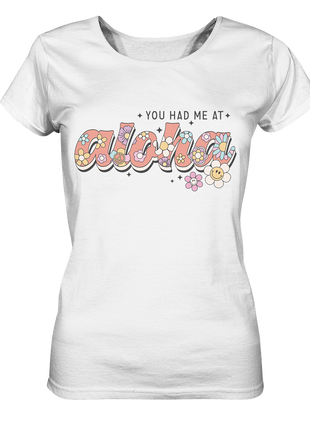 Retro Summer - Aloha - Ladies Organic Basic Shirt