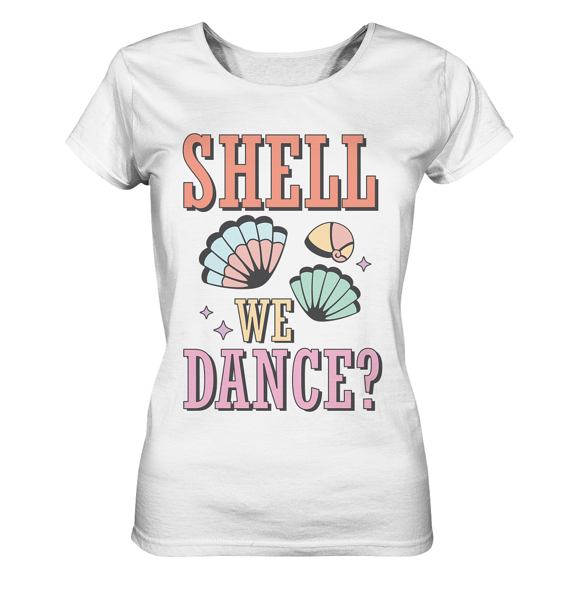 Summer Retro - Shell we dance? - Ladies Organic Shirt