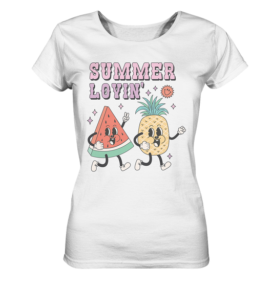 Retro Summer - Summer Lovin - Ladies Organic Shirt