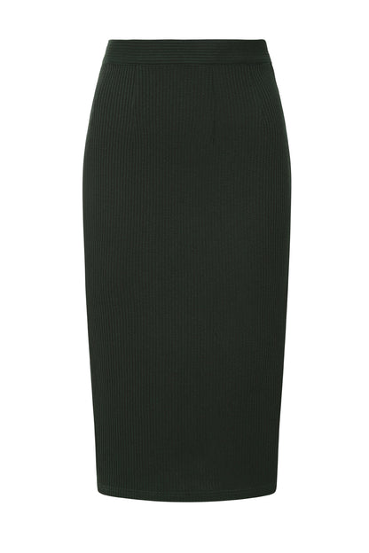 Sally Knitted Skirt grün