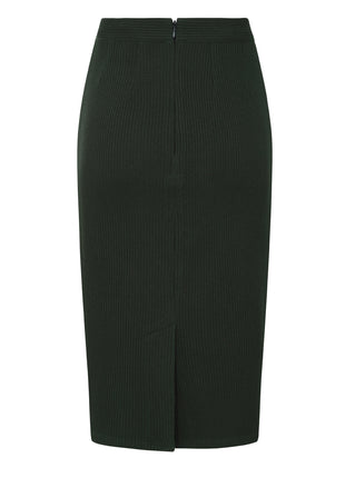 Sally Knitted Skirt grün