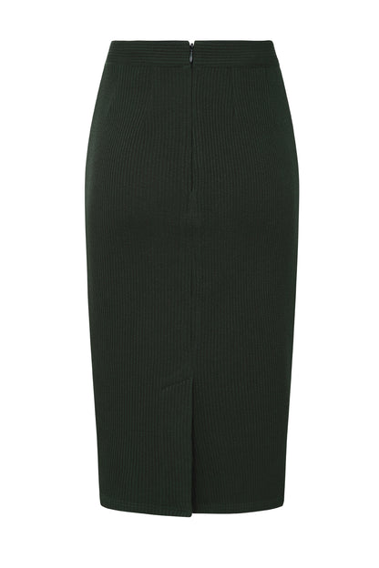 Sally Knitted Skirt grün