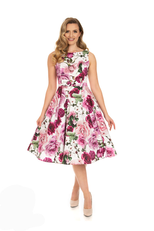 Alice Pink Roses Dress