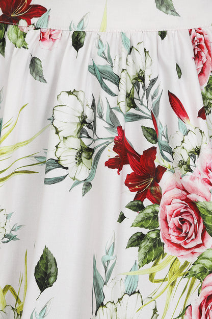 Amanda Vintage Roses Skirt