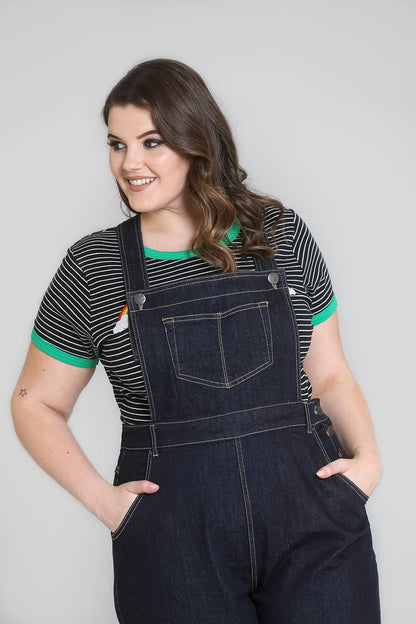 Elly May Dungaree navy