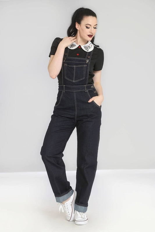 Elly May Dungaree navy