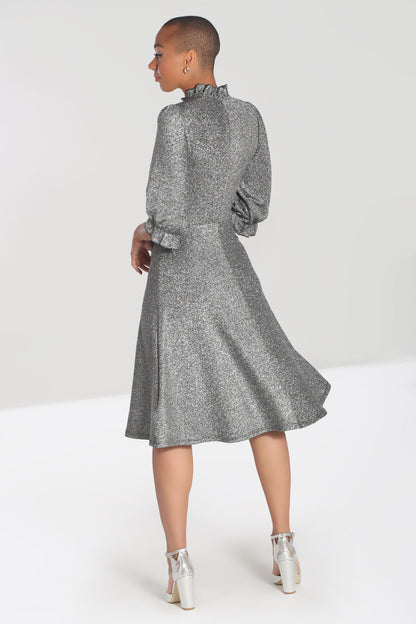 Haze Silver Lurex Dress
