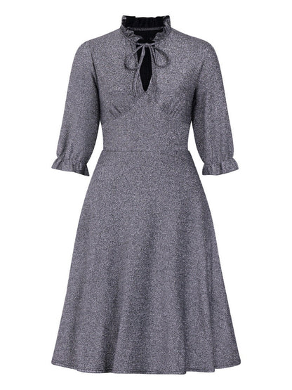Haze Silver Lurex Dress