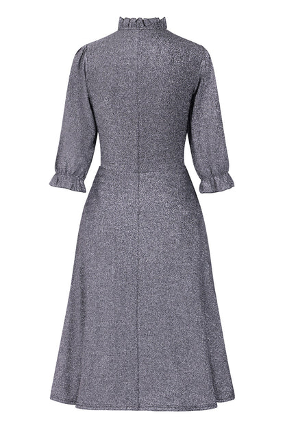 Haze Silver Lurex Dress