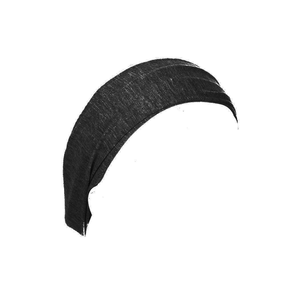 Multifunktionstuch Haarband uni schwarz