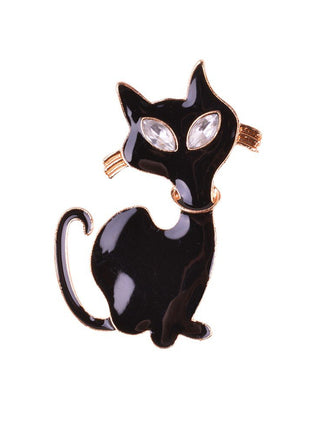 Brosche Black Cat