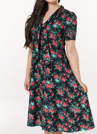 Reese Tropical 40s Dress