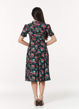 Reese Tropical 40s Dress