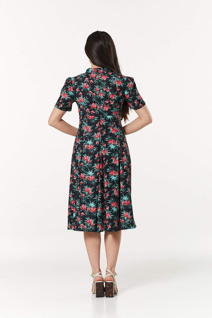 Reese Tropical 40s Dress